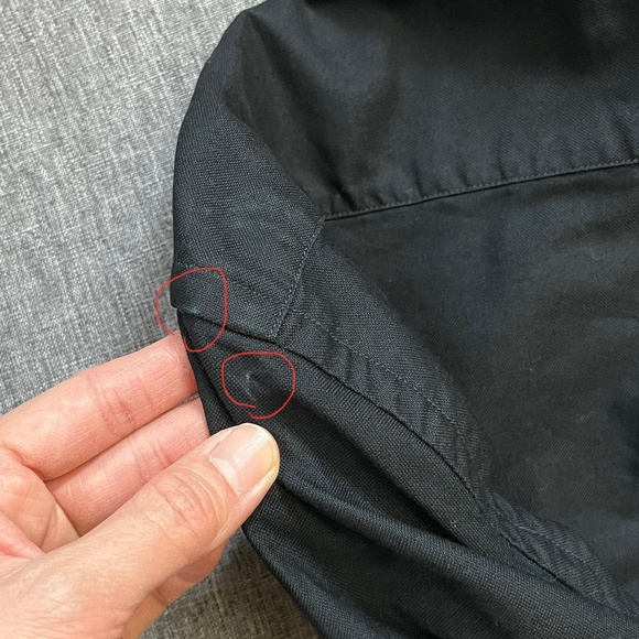 Gitman Bros Vintage Cotton Button Down Long Sleeve Shirt - Men's Size S - Black - Picture 10 of 11